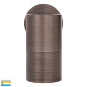 Havit Lighting Tivah Antique Brass TRI Colour Fixed Down Wall Pillar Lights