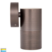 Havit Lighting Tivah Antique Brass TRI Colour Fixed Down Wall Pillar Lights