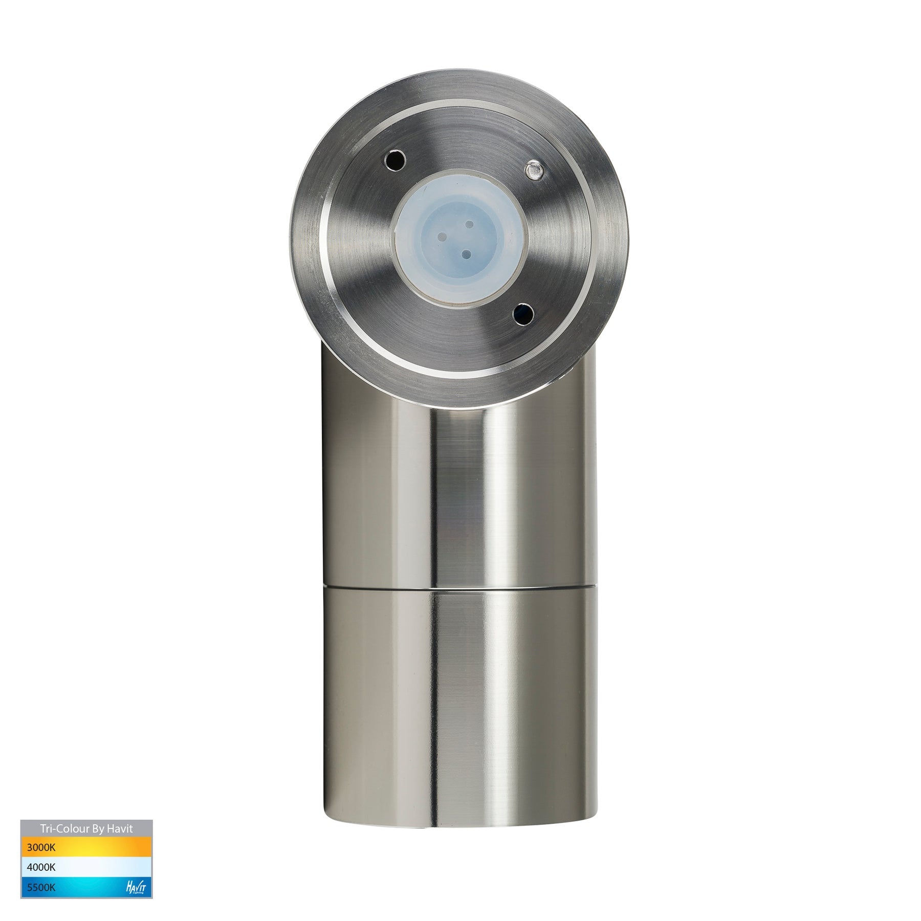 Havit Lighting Tivah 316 Stainless Steel TRI Colour Single Adjustable Wall Pillar Lights