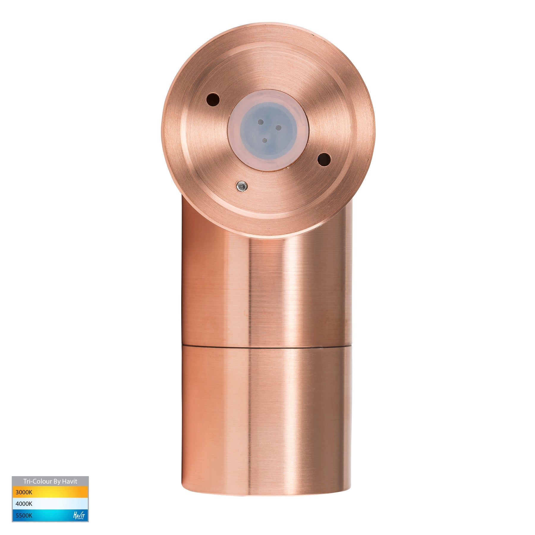 Havit Lighting Tivah Solid Copper TRI Colour Single Adjustable Wall Pillar Lights