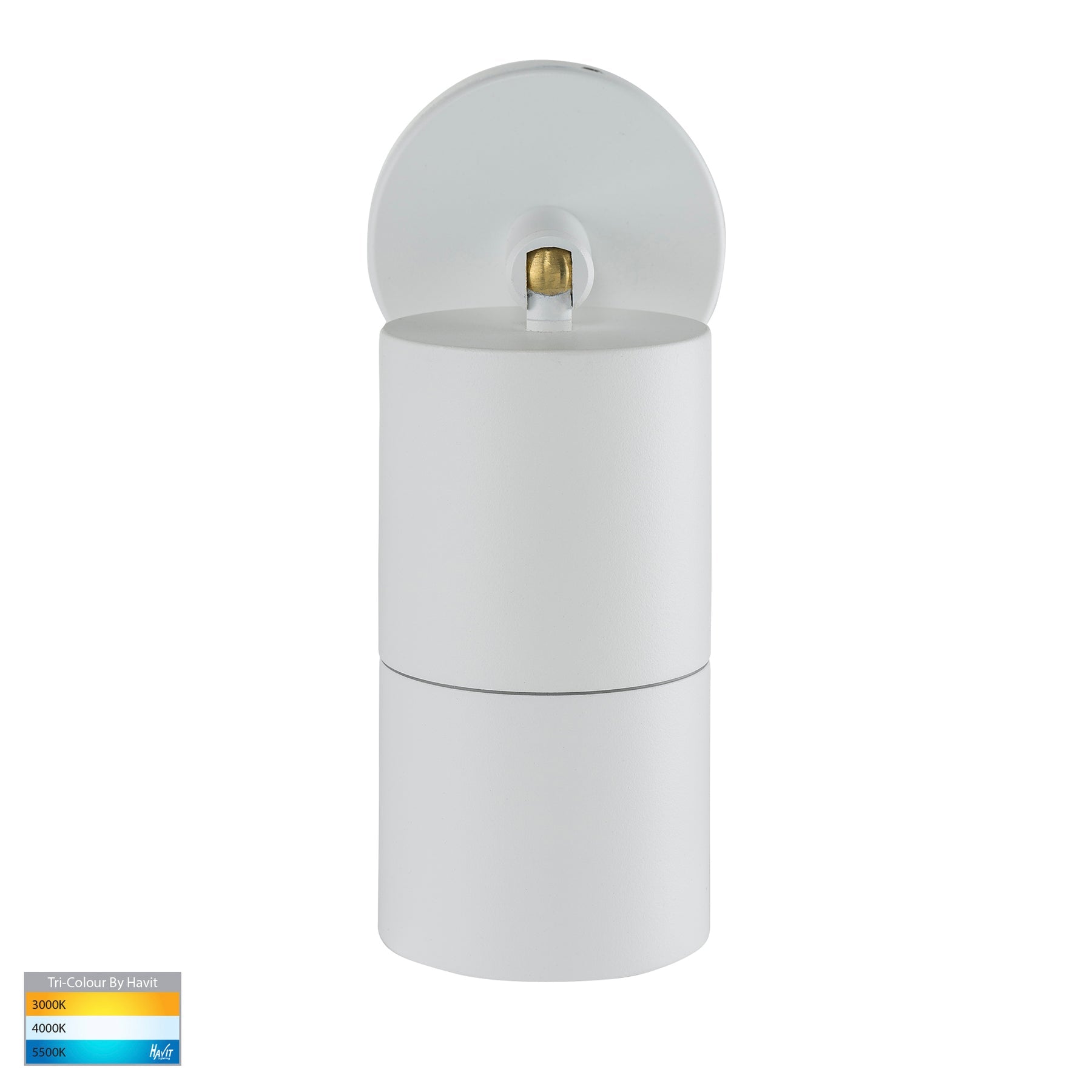 Havit Lighting Tivah White TRI Colour Single Adjustable Wall Pillar Lights