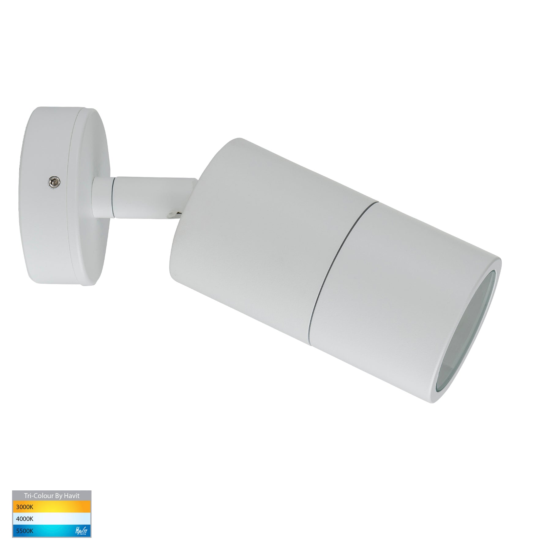 Havit Lighting Tivah White TRI Colour Single Adjustable Wall Pillar Lights