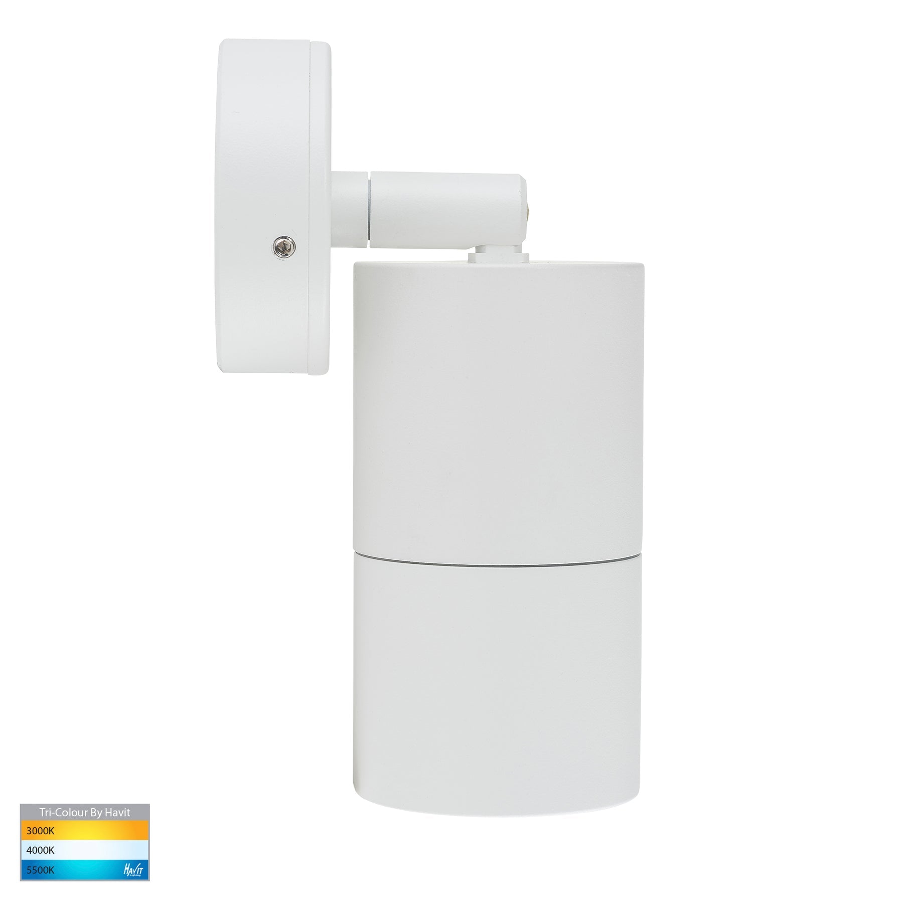 Havit Lighting Tivah White TRI Colour Single Adjustable Wall Pillar Lights