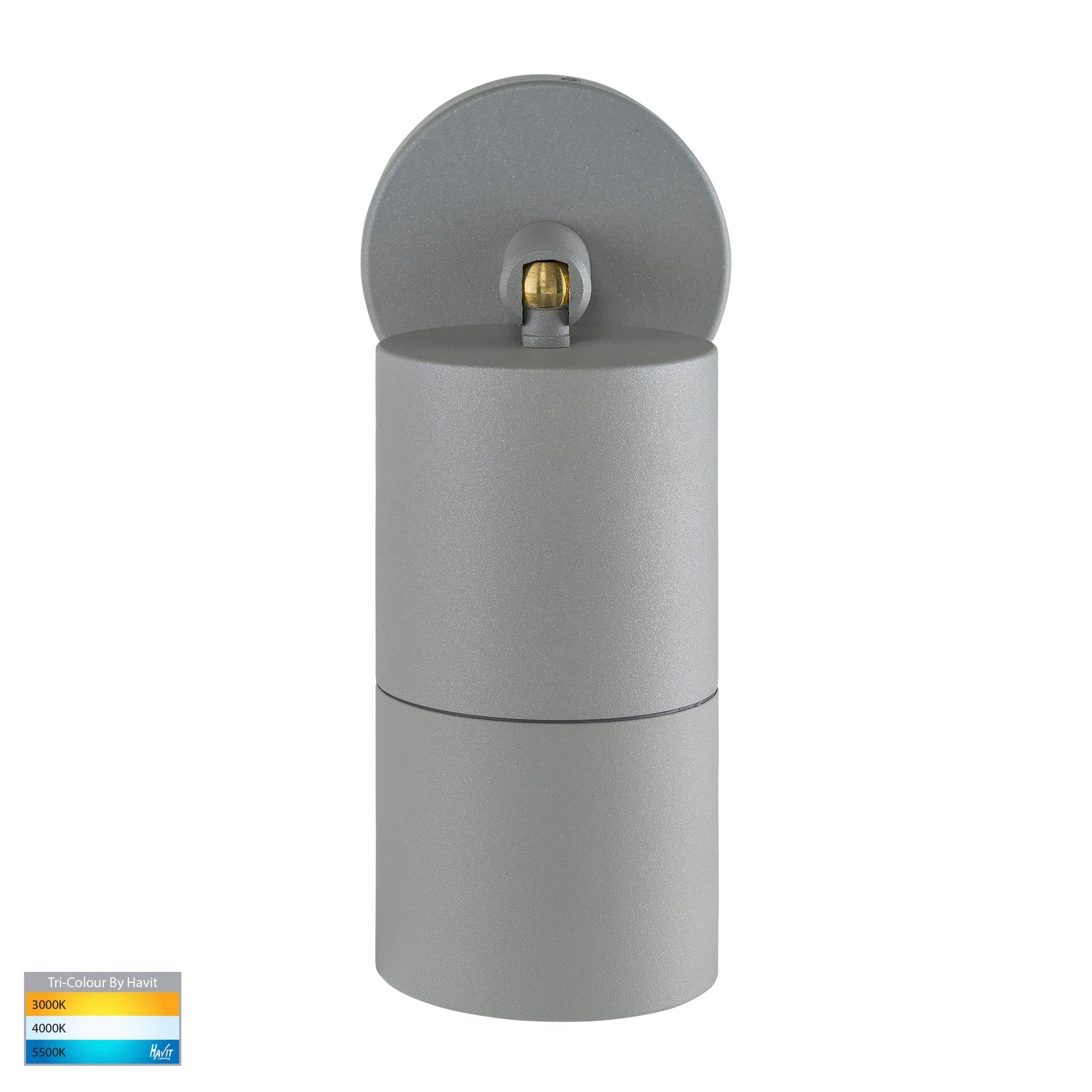 Havit Lighting Tivah Silver TRI Colour Single Adjustable Wall Pillar Lights