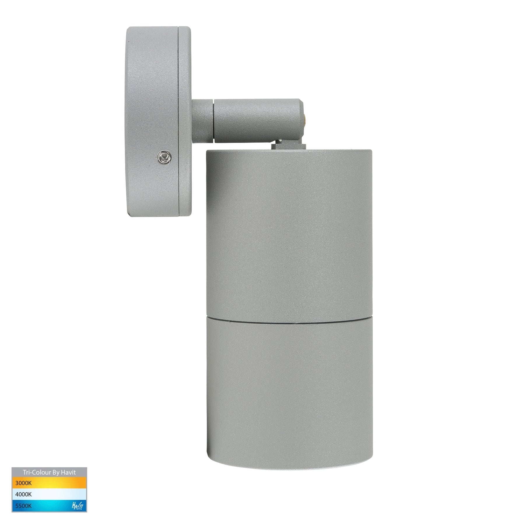Havit Lighting Tivah Silver TRI Colour Single Adjustable Wall Pillar Lights