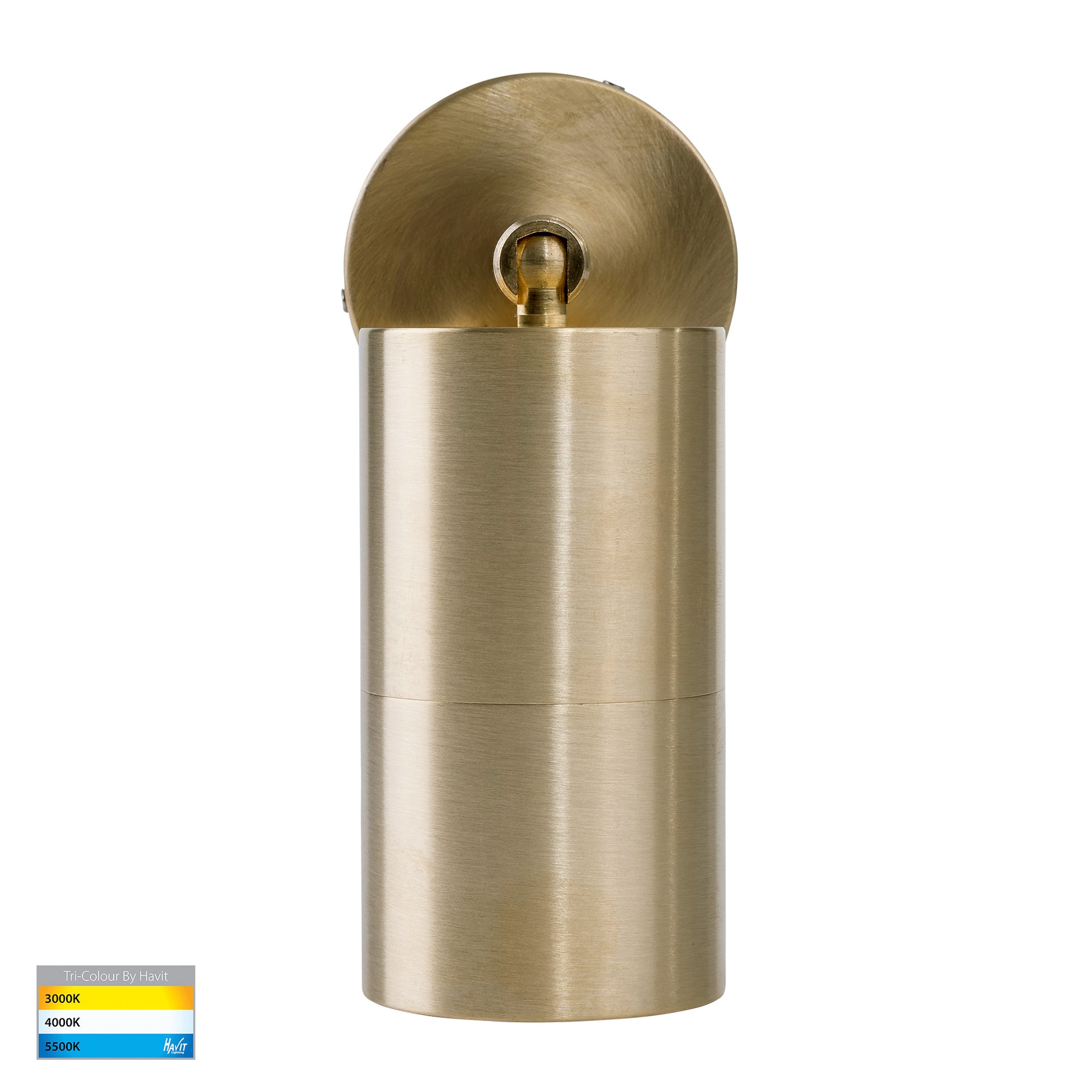 Havit Lighting Tivah Solid Brass TRI Colour Single Adjustable Wall Pillar Lights