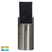 Havit Lighting Piaz Stainless Steel TRI Colour Single Adjustable LED Wall Pillar Light