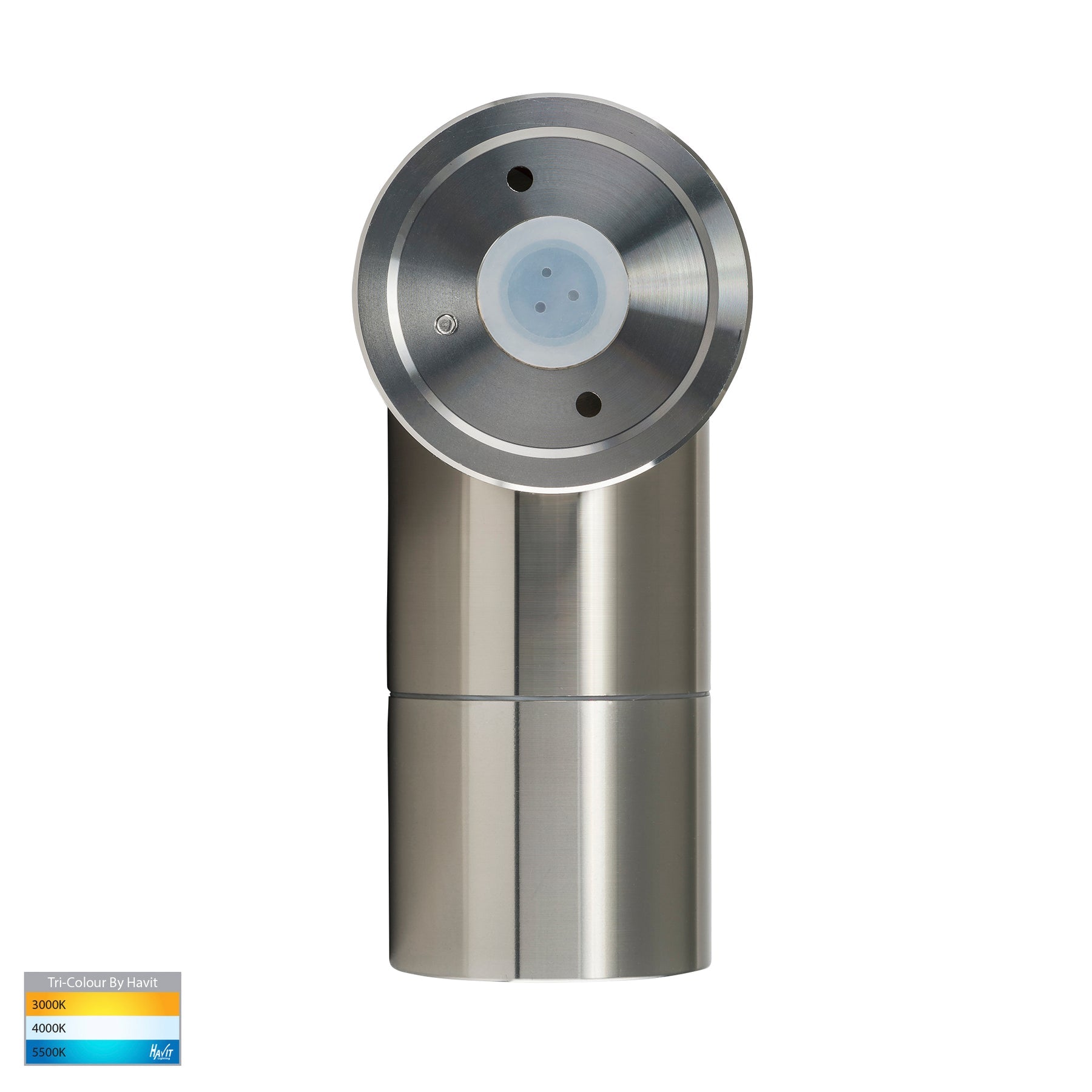 Havit Lighting Tivah Titanium Aluminium TRI Colour Single Adjustable Wall Pillar Lights