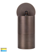 Havit Lighting Tivah Antique Brass TRI Colour Single Adjustable Wall Pillar Lights