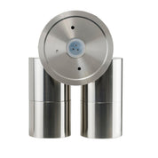 Havit Lighting Tivah 316 Stainless Steel TRI Colour Double Adjustable Wall Pillar Lights