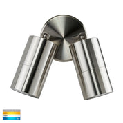 Havit Lighting Tivah 316 Stainless Steel TRI Colour Double Adjustable Wall Pillar Lights