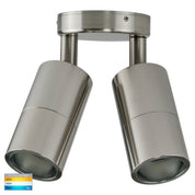 Havit Lighting Tivah 316 Stainless Steel TRI Colour Double Adjustable Wall Pillar Lights