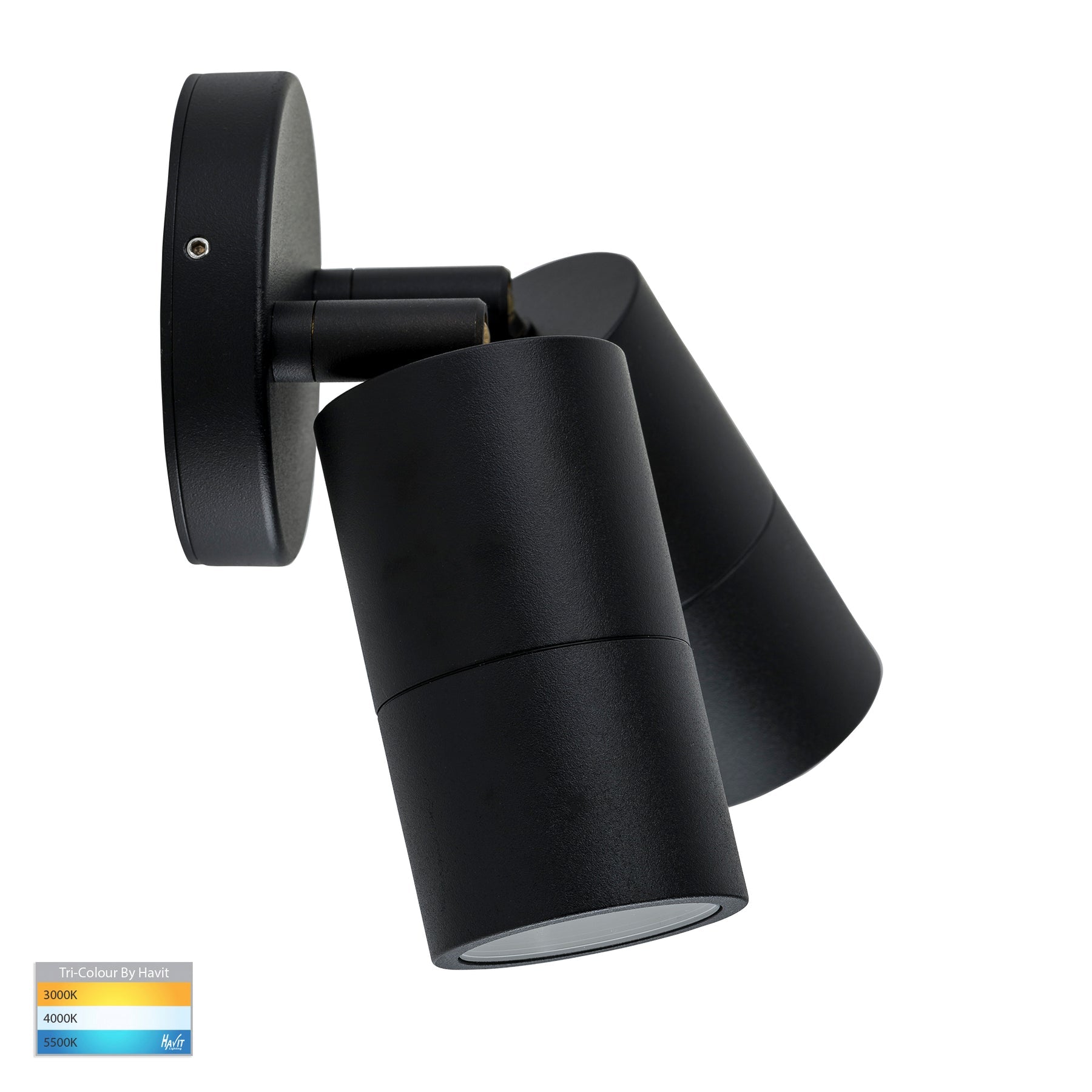 Havit Lighting Tivah Black TRI Colour Double Adjustable Wall Pillar Lights