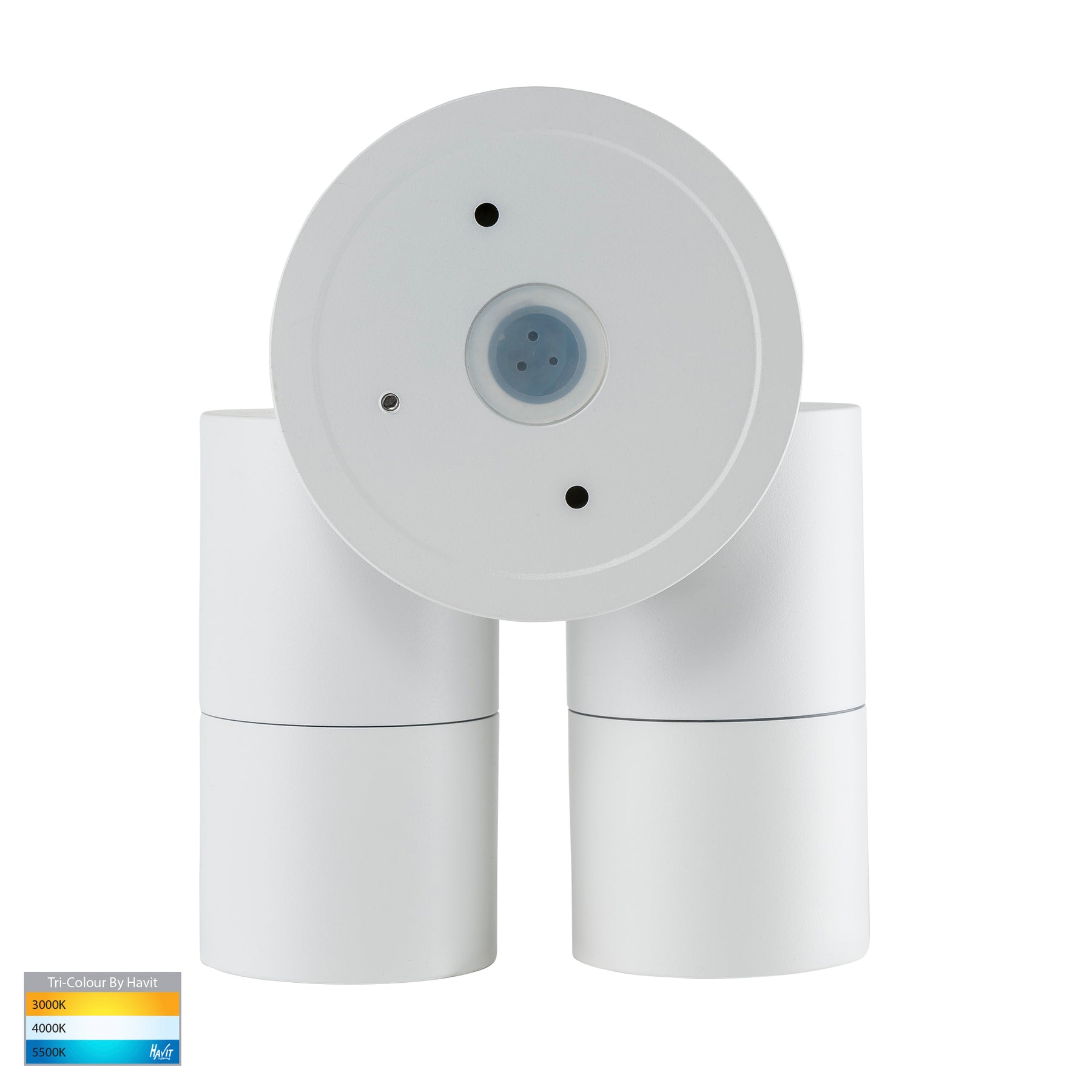 Havit Lighting Tivah White TRI Colour Double Adjustable Wall Pillar Lights