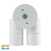 Havit Lighting Tivah Aluminium White TRI Colour Double Adjustable Spot Lights with Sensor