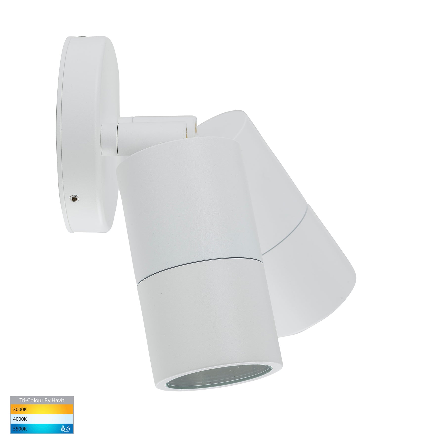 Havit Lighting Tivah White TRI Colour Double Adjustable Wall Pillar Lights