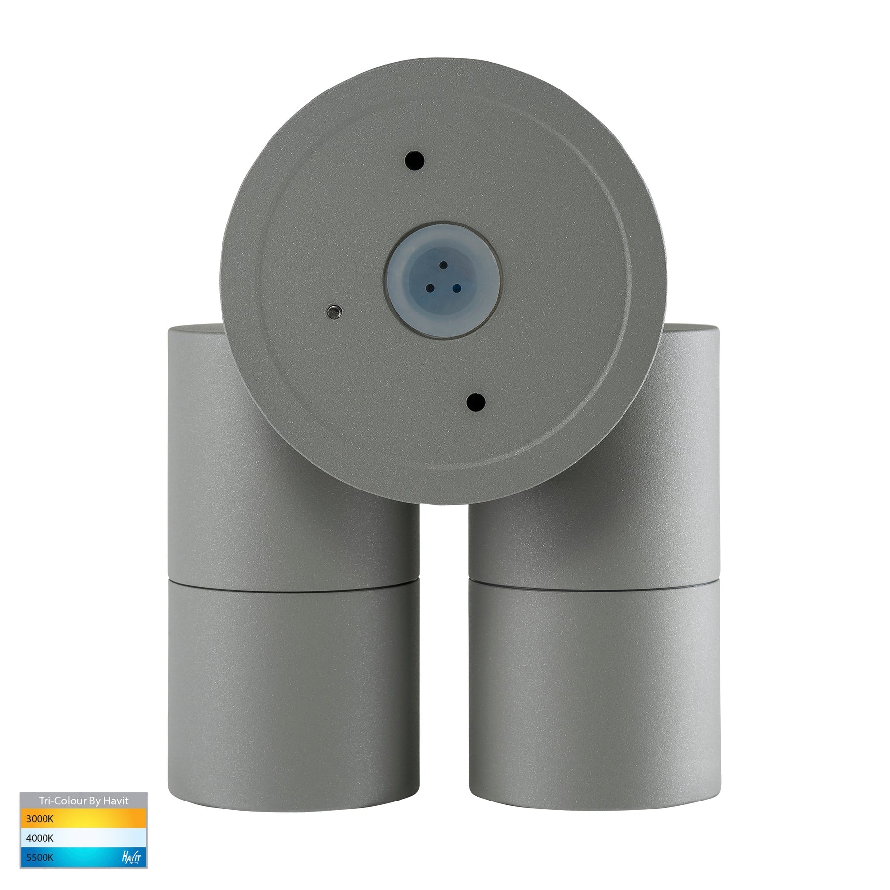 Havit Lighting Tivah Silver TRI Colour Double Adjustable Wall Pillar Lights