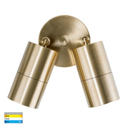 Havit Lighting Tivah Solid Brass TRI Colour Double Adjustable Wall Pillar Lights