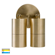 Havit Lighting Tivah Solid Brass TRI Colour Double Adjustable Wall Pillar Lights