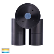Havit Lighting Tivah Solid Brass Graphite Coloured TRI Colour Double Adjustable Wall Pillar Lights