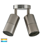 Havit Lighting Tivah Titanium Aluminium TRI Colour Double Adjustable Wall Pillar Lights
