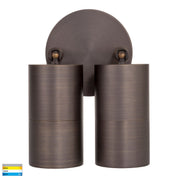 Havit Lighting Tivah Antique Brass TRI Colour Double Adjustable Wall Pillar Lights