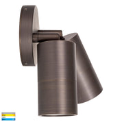 Havit Lighting Tivah Antique Brass TRI Colour Double Adjustable Wall Pillar Lights