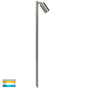 Havit Lighting Tivah 316 Stainless Steel TRI Colour Single Adjustable LED Bollard Spike Light