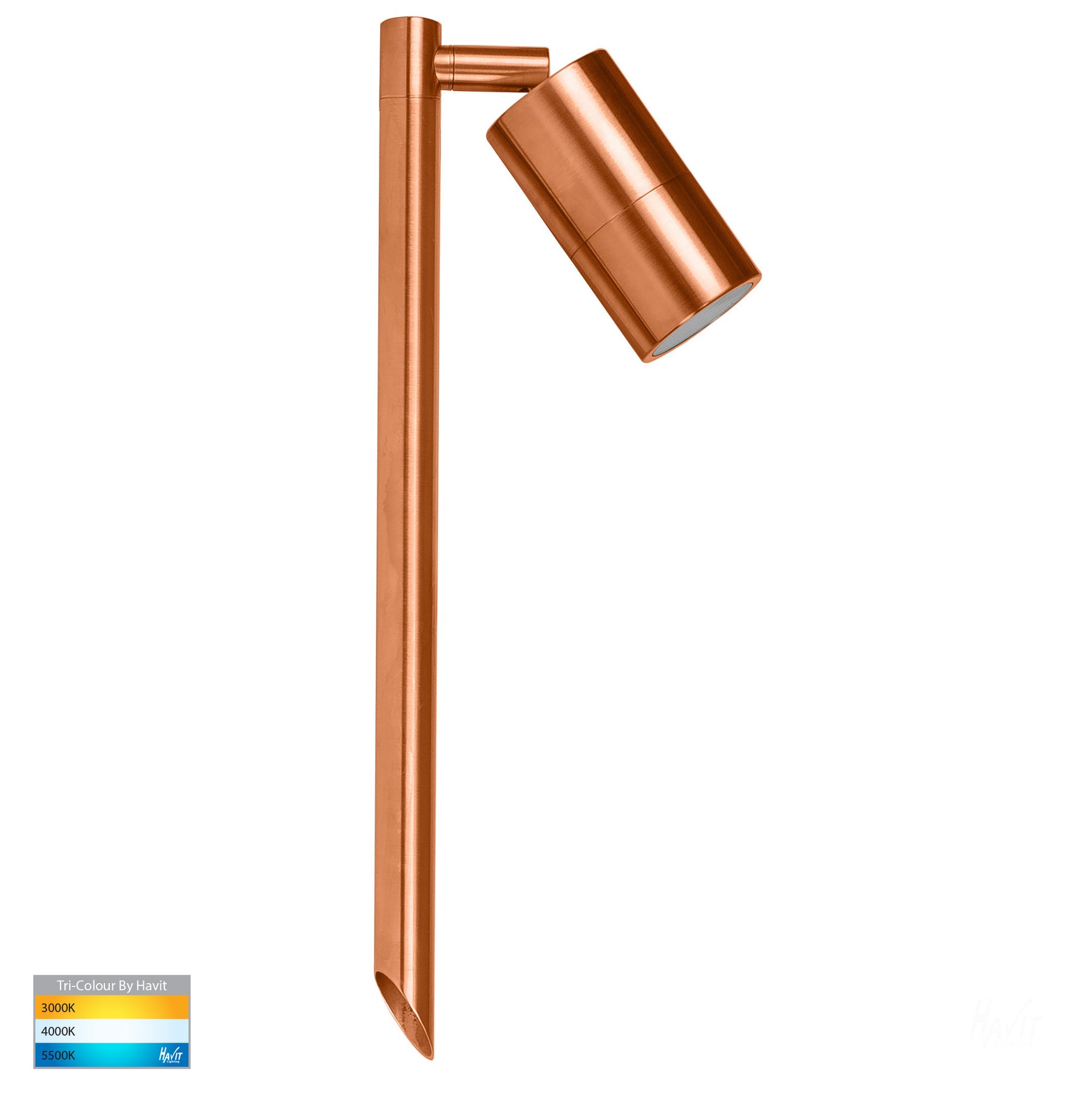 Havit Lighting Tivah Solid Copper LED Garden Spike Light