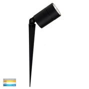 Havit Lighting Oasis Black 7w TRI Colour LED Garden Spike Light