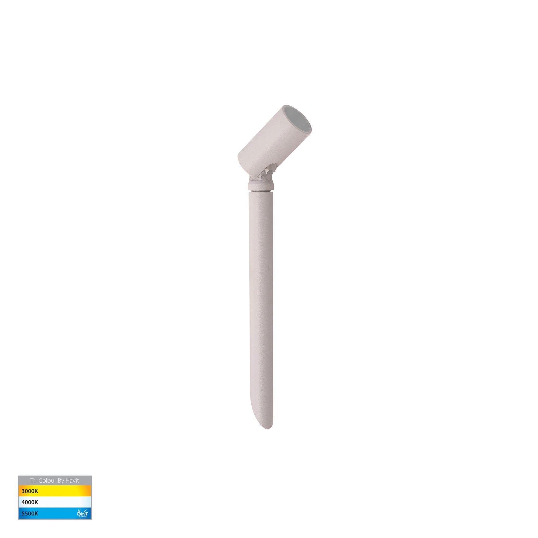 Havit Lighting Spar Aluminium White Spike or Surface Mounted Spot Light