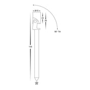 Havit Lighting Spar Aluminium Black Spike or Surface Mounted Spot Light