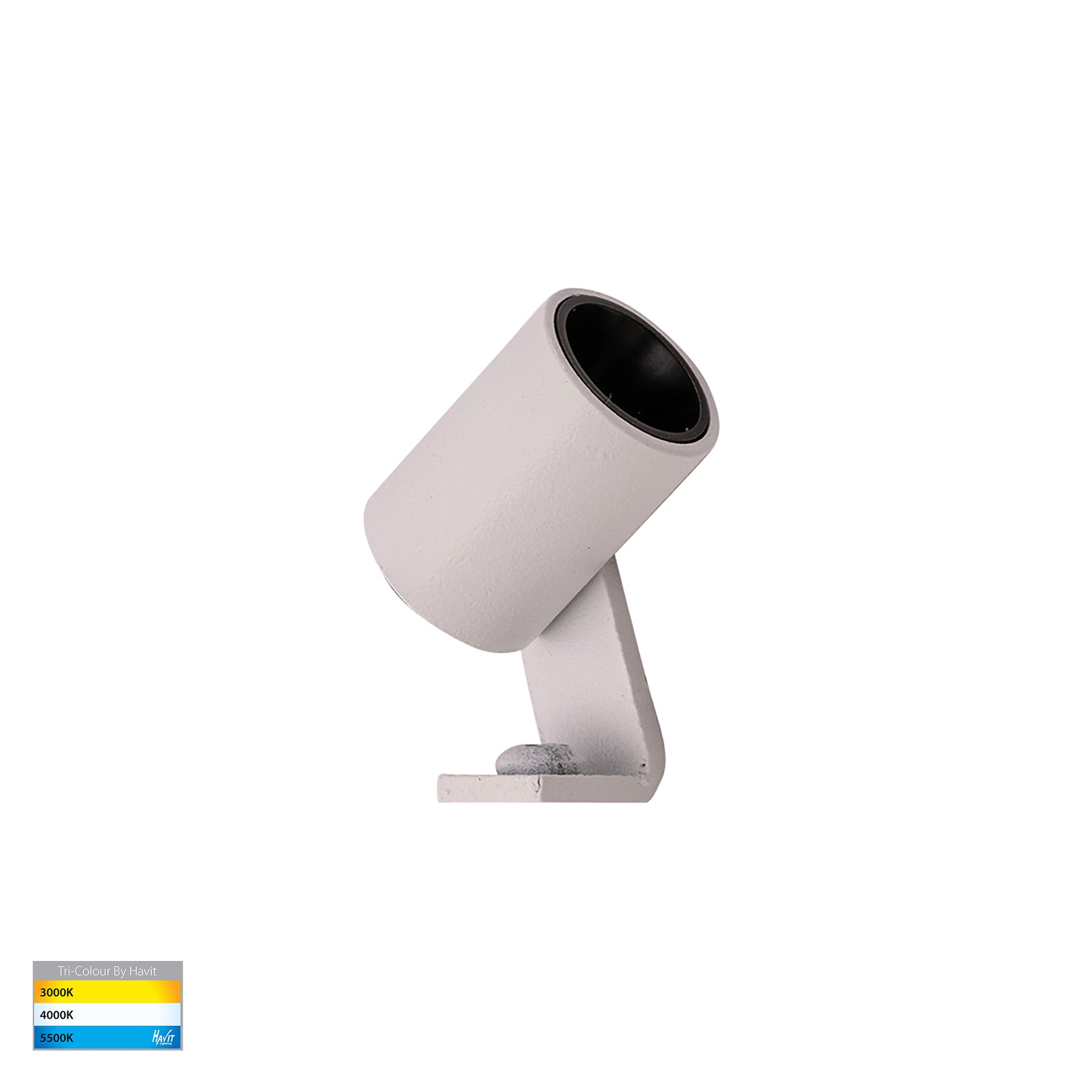 Havit Lighting Spar Aluminium White Spike or Surface Mounted Spot Light