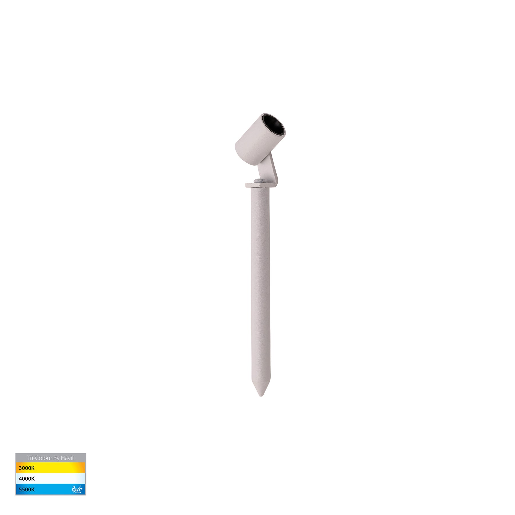Havit Lighting Spar Aluminium White Spike or Surface Mounted Spot Light