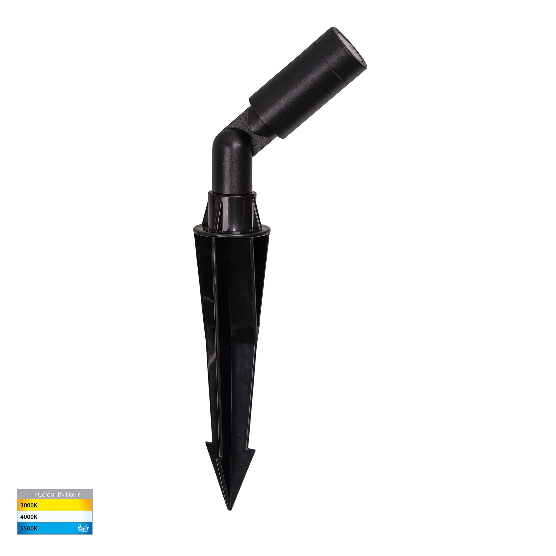 Havit Lighting Cilindor Black 3w LED Garden Spike Light