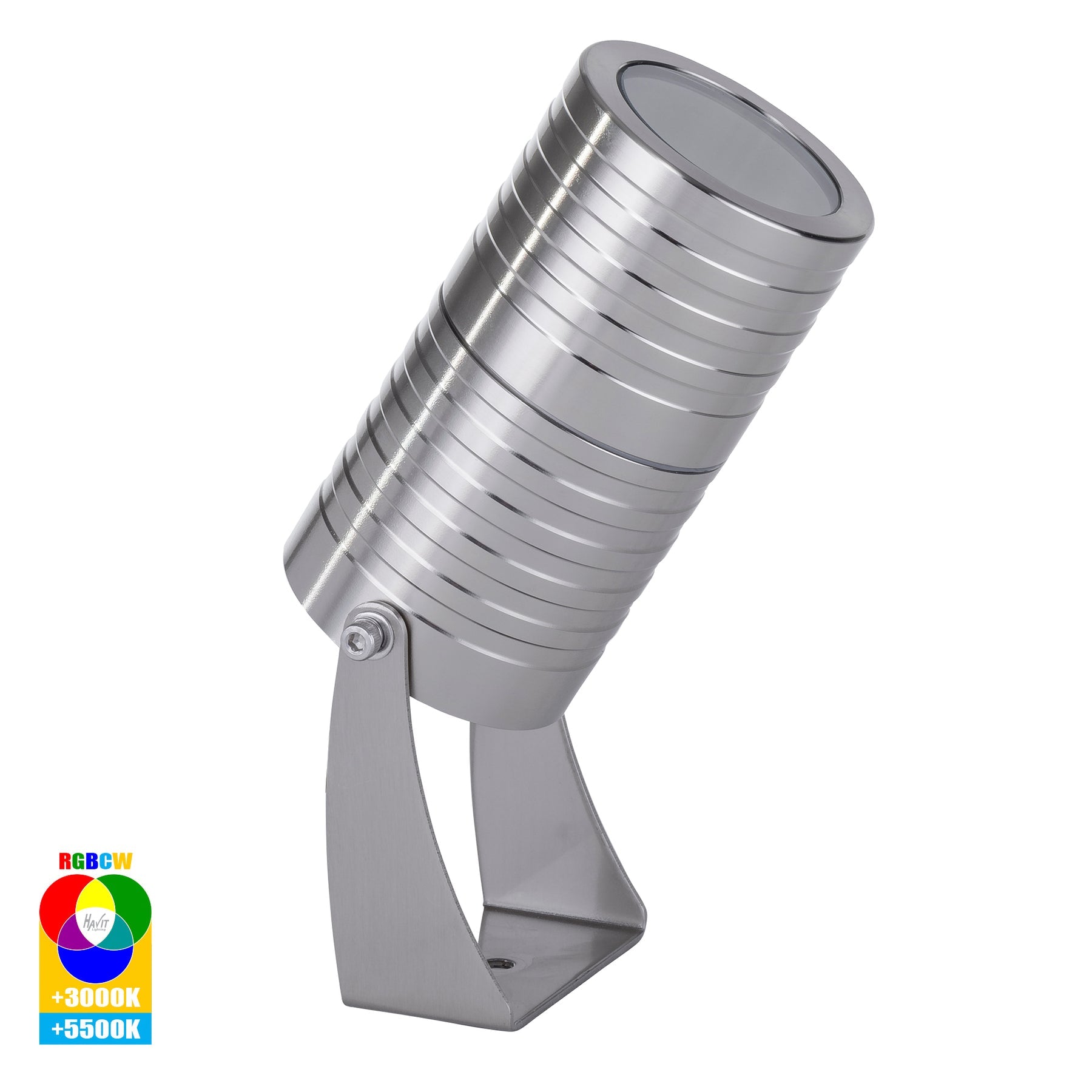 Havit Lighting Nova 316 Stainless Steel RGBCW 7w LED Garden Spike Light