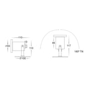 Havit Lighting Onder 316 Stainless Steel RGBW LED Pond Light