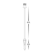 Havit Lighting Madna Aluminium Black LED Bollard Spike Light