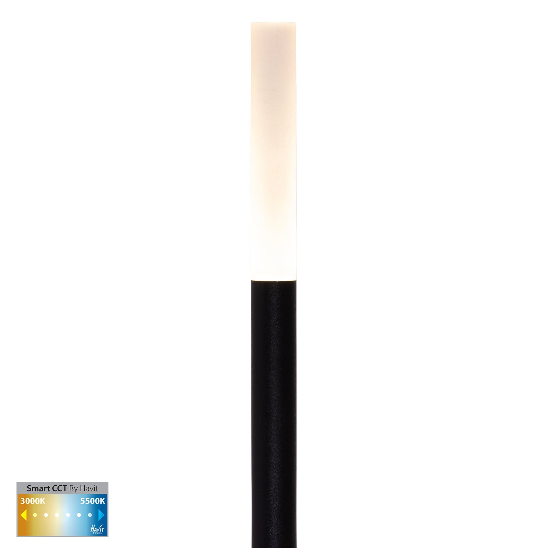 Havit Lighting Drique Aluminium Black CCT 5 Light LED Bollard Spike Light Kit