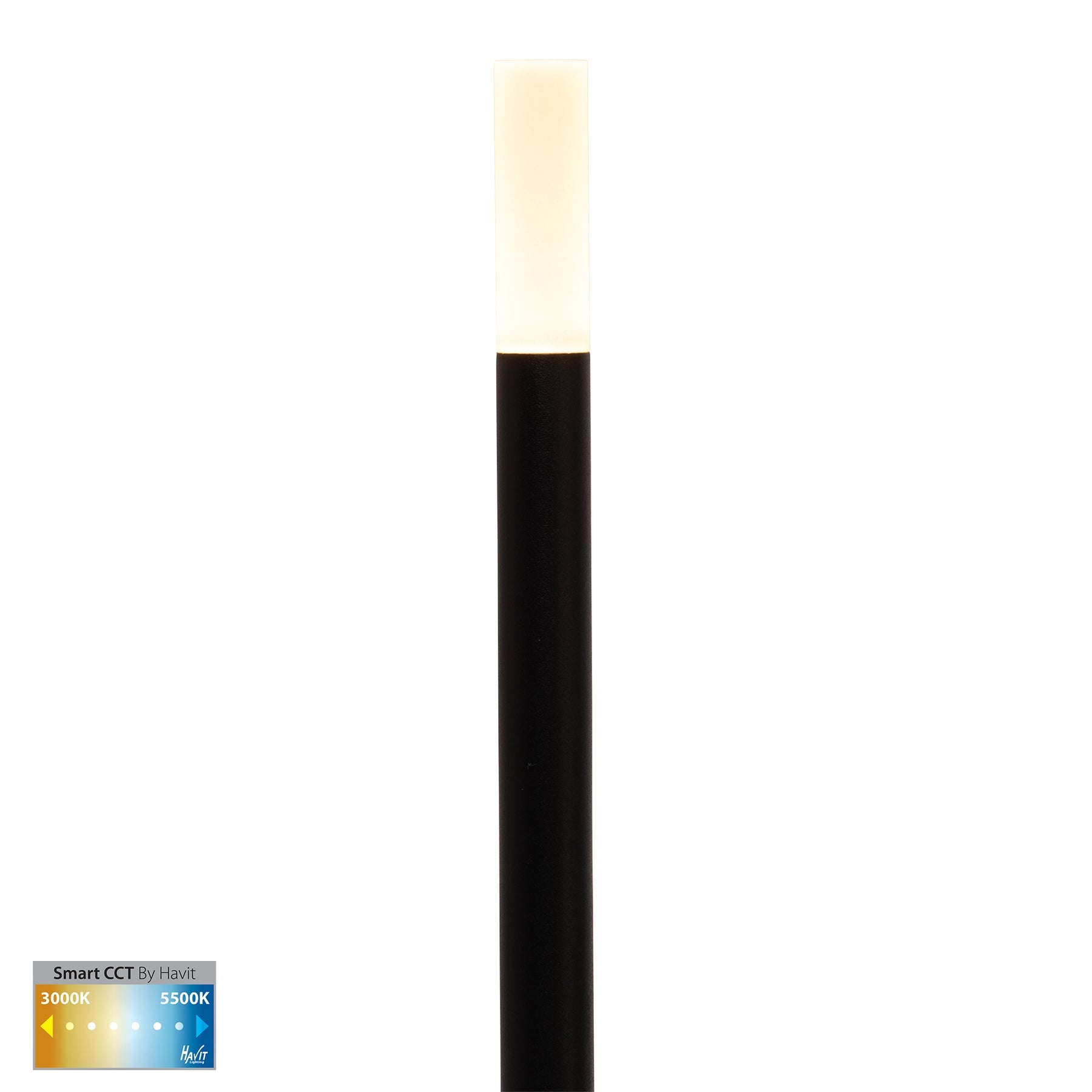 Havit Lighting Drique Aluminium Black CCT 5 Light LED Bollard Spike Light Kit