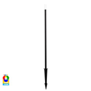 Havit Lighting Drique Aluminium Black RGBCW LED Bollard Spike Light