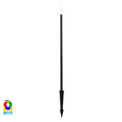 Havit Lighting Drique Aluminium Black RGBCW LED Bollard Spike Light