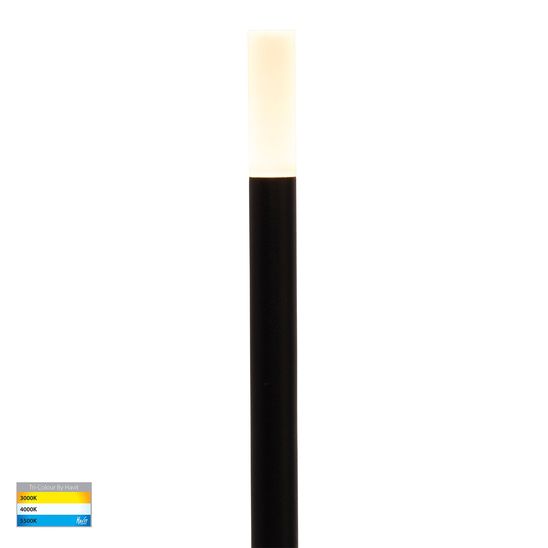 Havit Lighting Drique Aluminium Black LED Bollard Spike Light