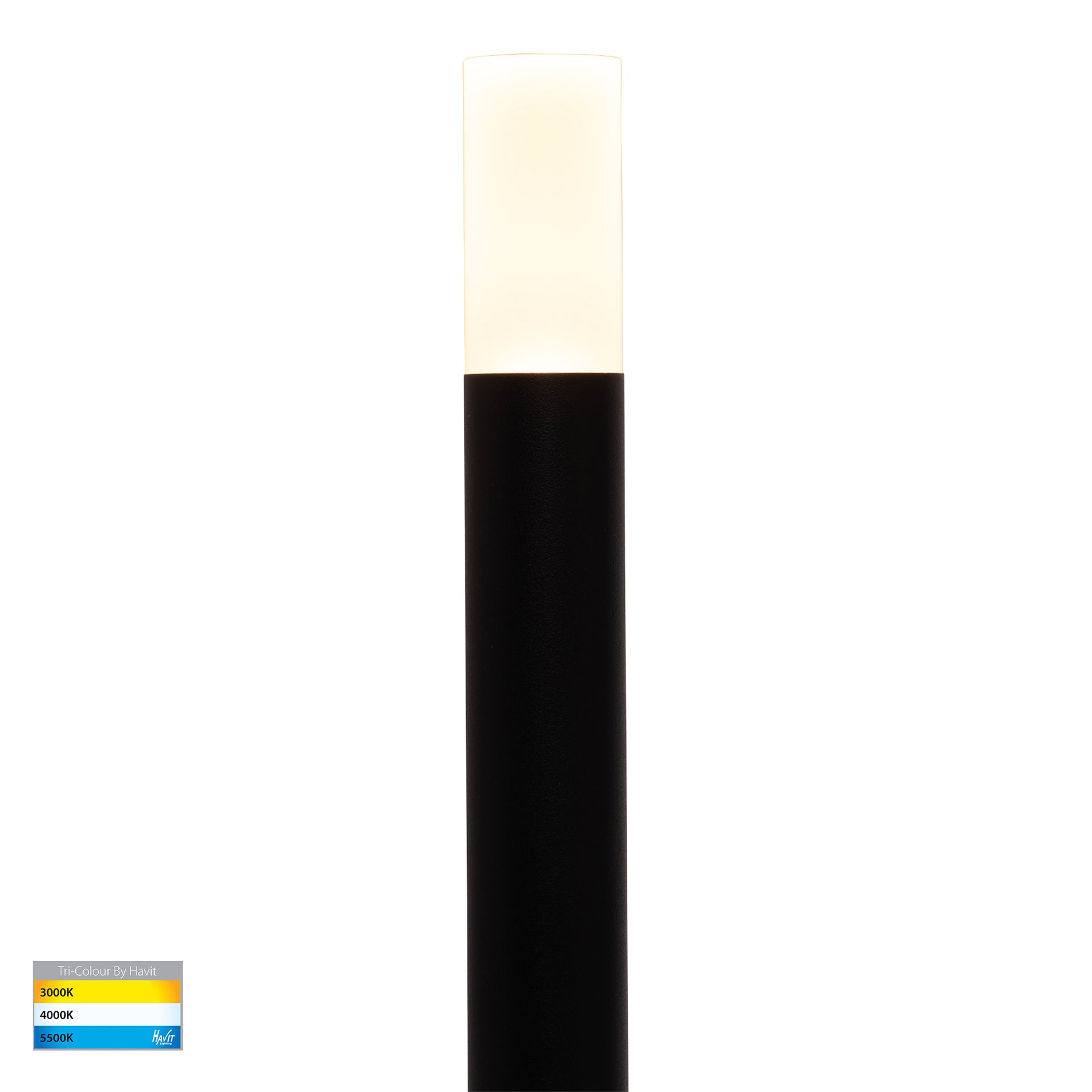Havit Lighting Drique Aluminium Black LED Bollard Spike Light