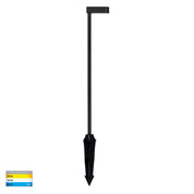 Havit Lighting Lindri Aluminium Black LED Bollard Spike Light