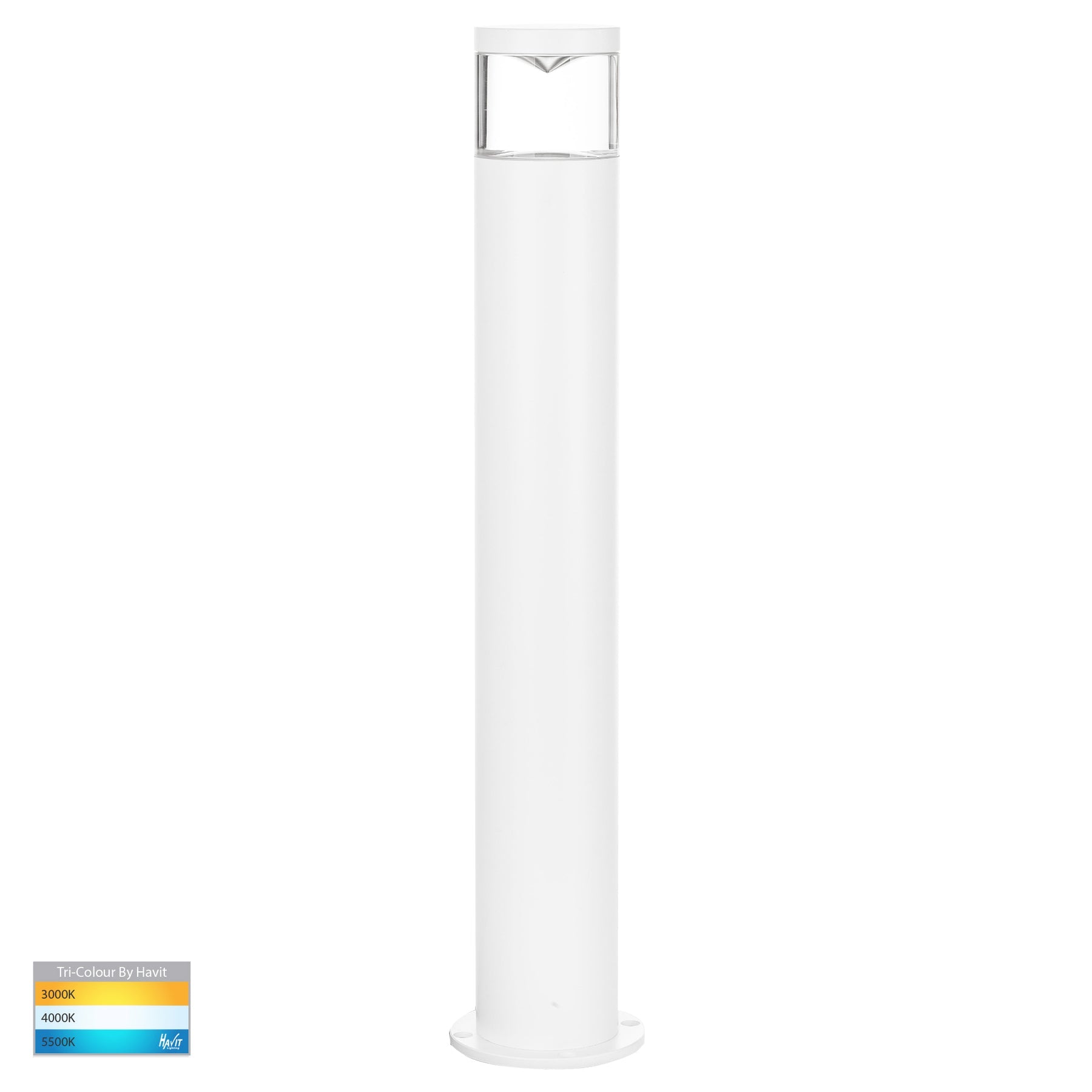 Havit Lighting Highlite White TRI Colour LED Bollard Lights