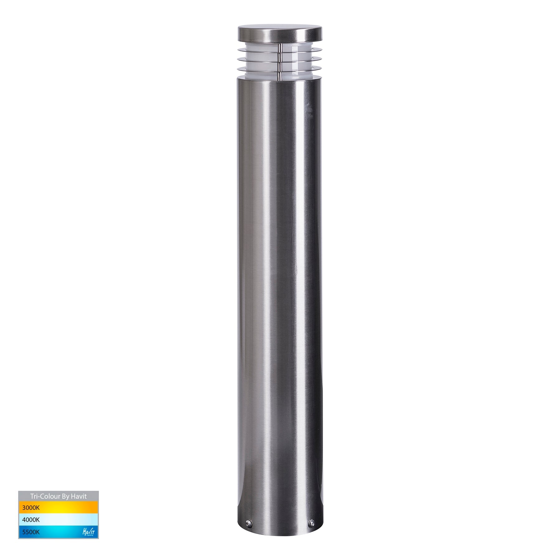 Havit Lighting Maxi 600 316 Stainless Steel TRI Colour LED Bollard Light