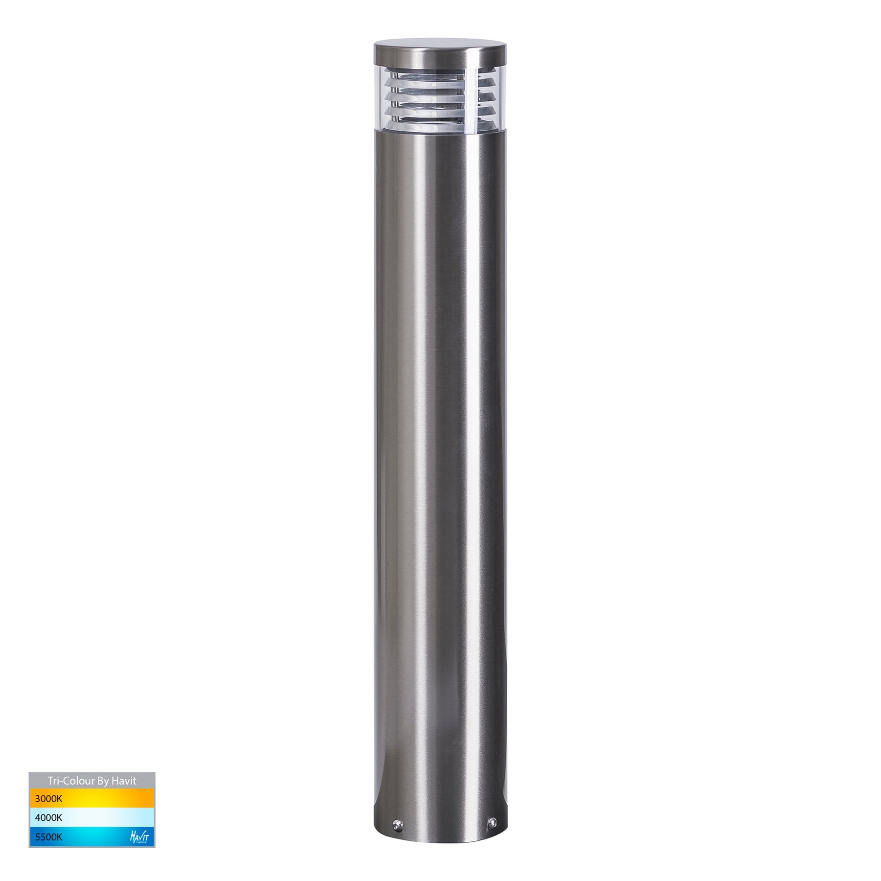 Havit Lighting Maxi 600 316 Stainless Steel Louvred LED Bollard Light