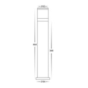 Havit Lighting Highlite Black LED Bollard Light