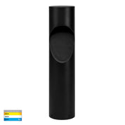 Havit Lighting Fedor Round Aluminium Black Tri Colour LED Bollard Light